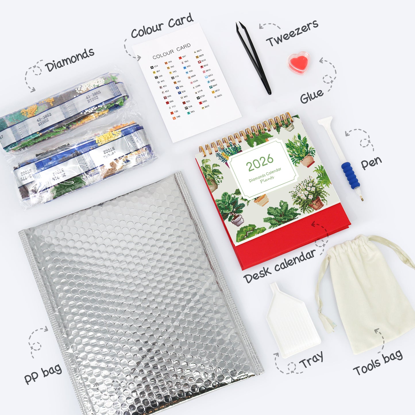 Green Plants DIY 2026 Calendar