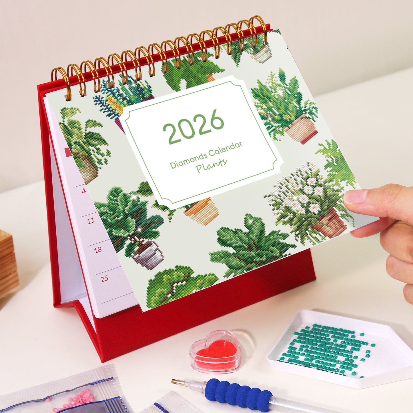 Green Plants DIY 2026 Calendar