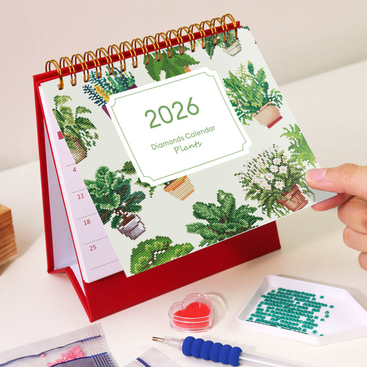 Green Plants DIY 2026 Calendar