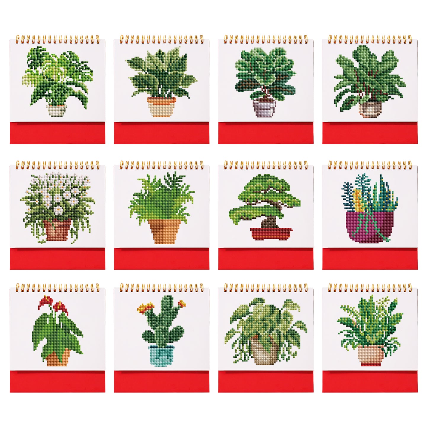 Green Plants DIY 2026 Calendar