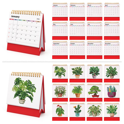 Green Plants DIY 2026 Calendar