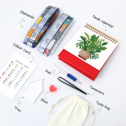 Green Plants DIY 2026 Calendar