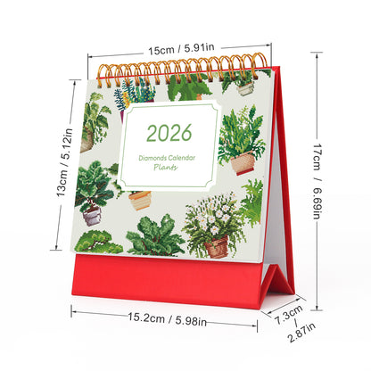 Green Plants DIY 2026 Calendar