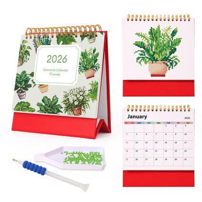 Green Plants DIY 2026 Calendar