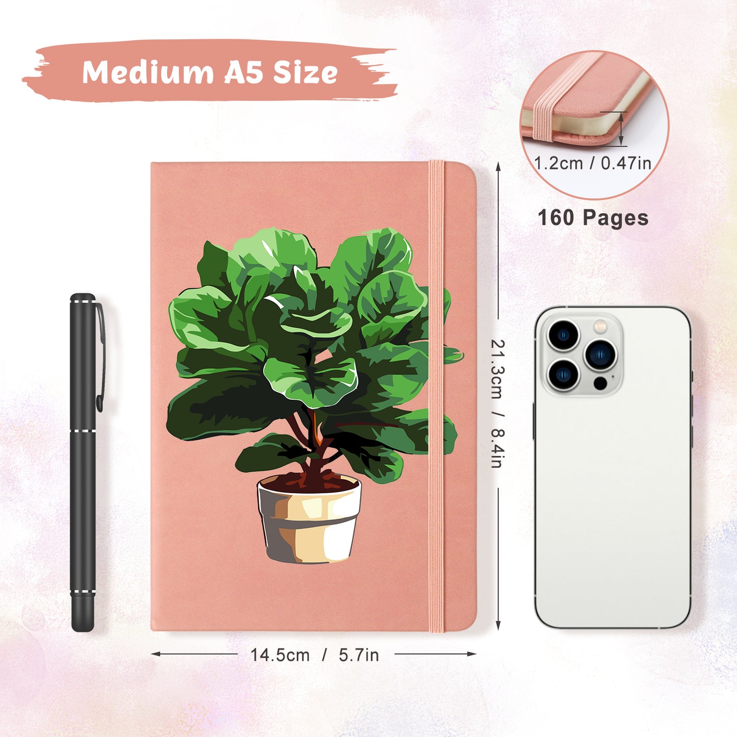 Green Plants PBN Notebook