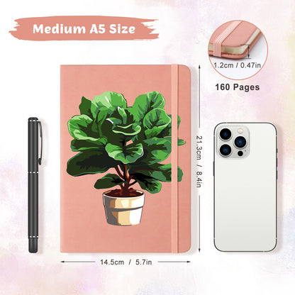 Green Plants PBN Notebook