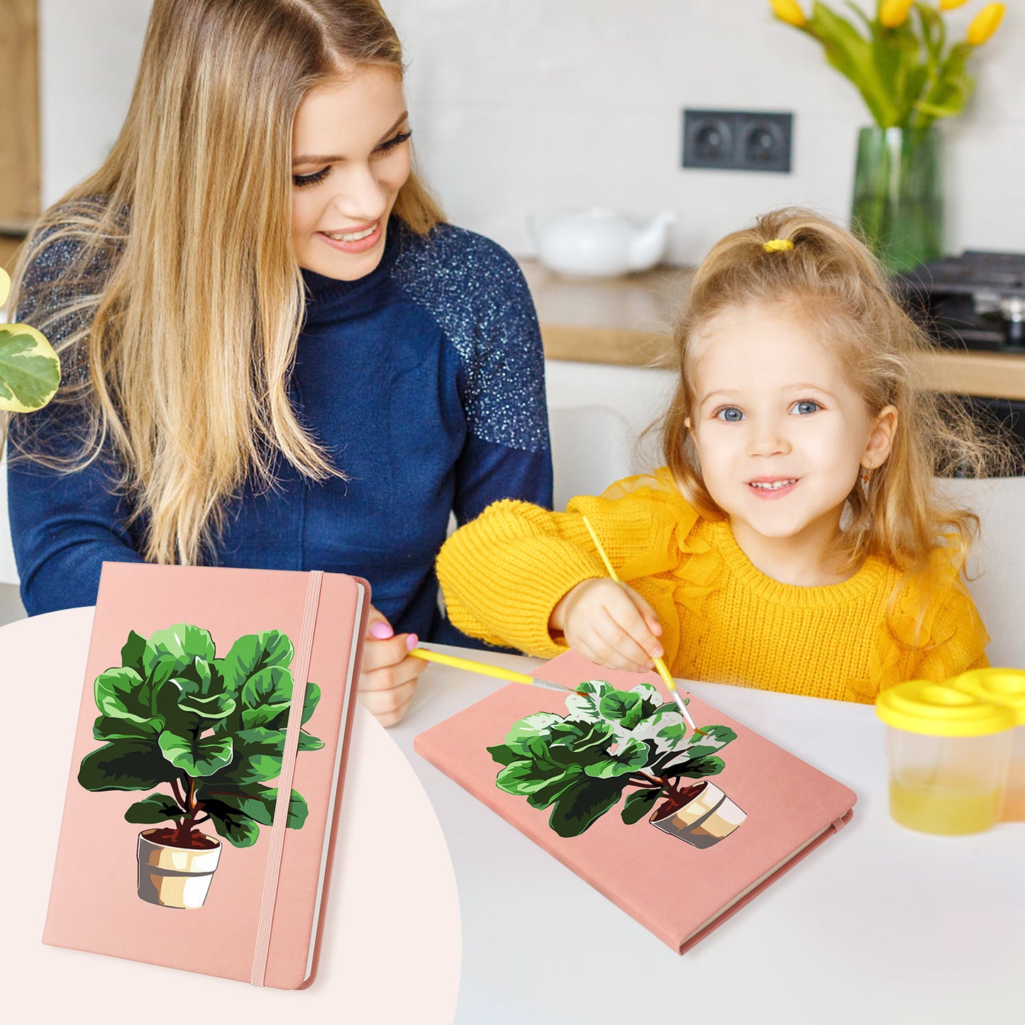 Green Plants PBN Notebook