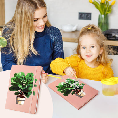 Green Plants PBN Notebook