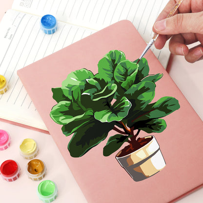 Green Plants PBN Notebook