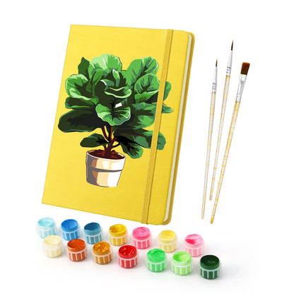 Green Plants PBN Notebook