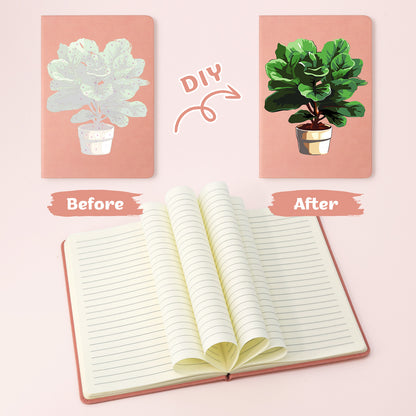 Green Plants PBN Notebook