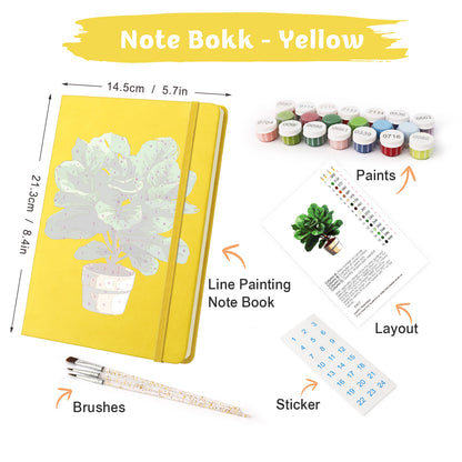 Green Plants PBN Notebook