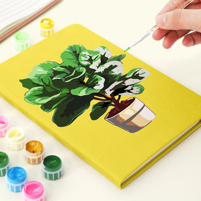 Green Plants PBN Notebook