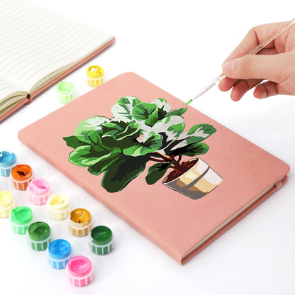 Green Plants PBN Notebook