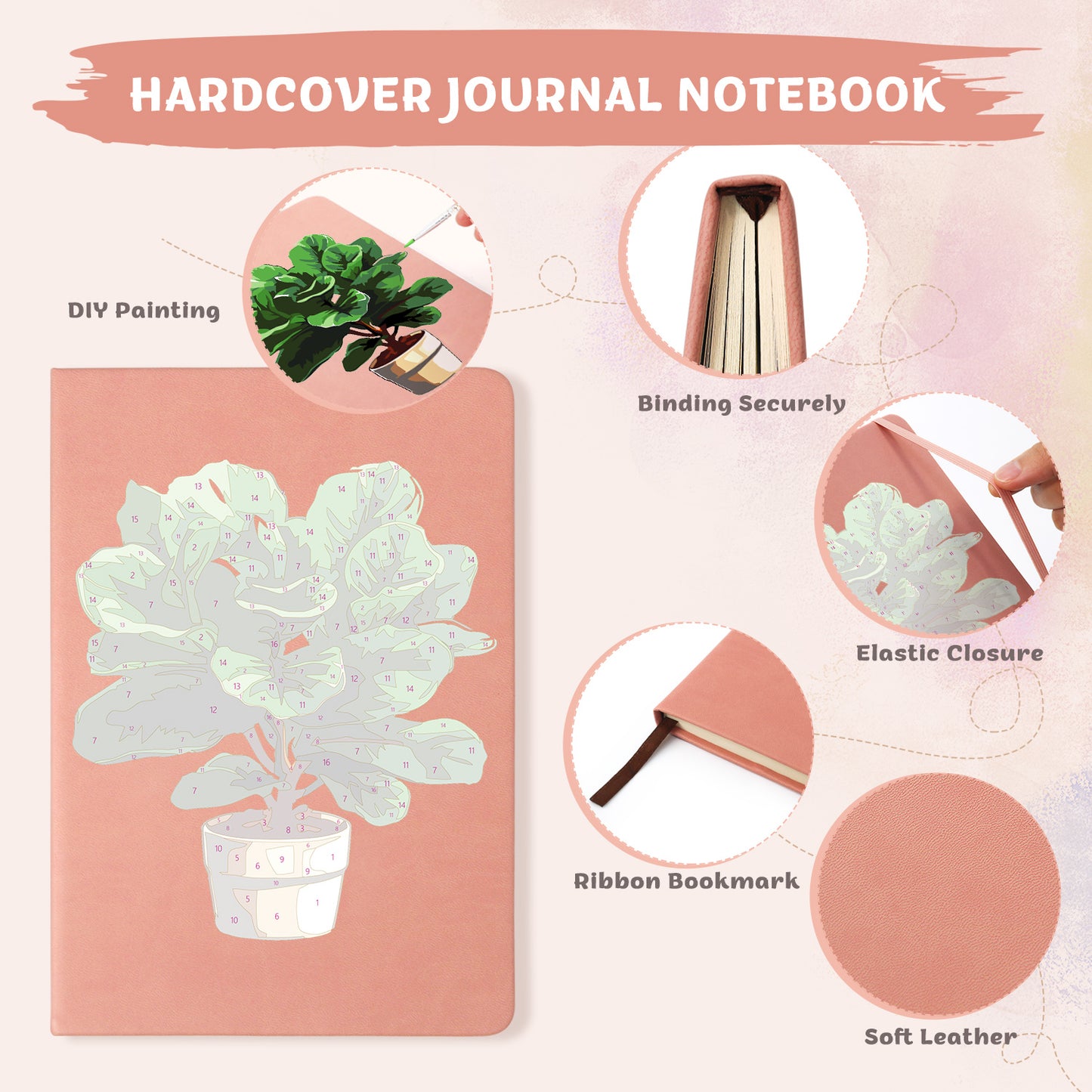 Green Plants PBN Notebook