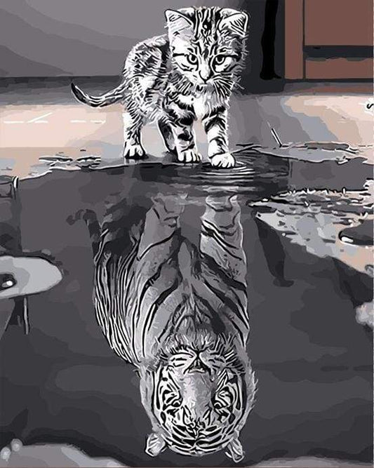 Kätzchen Reflektierender Tiger 