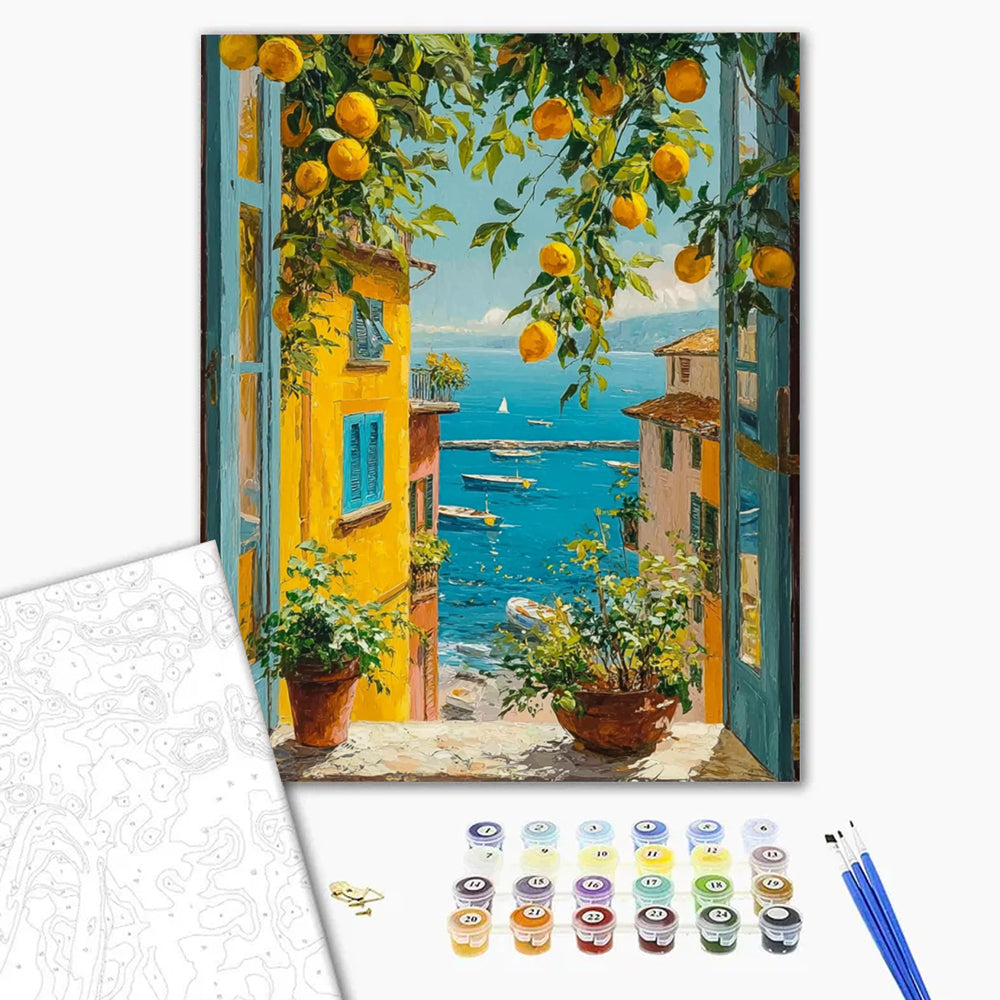 Lemon and Sea - Paint by Numbers Kits