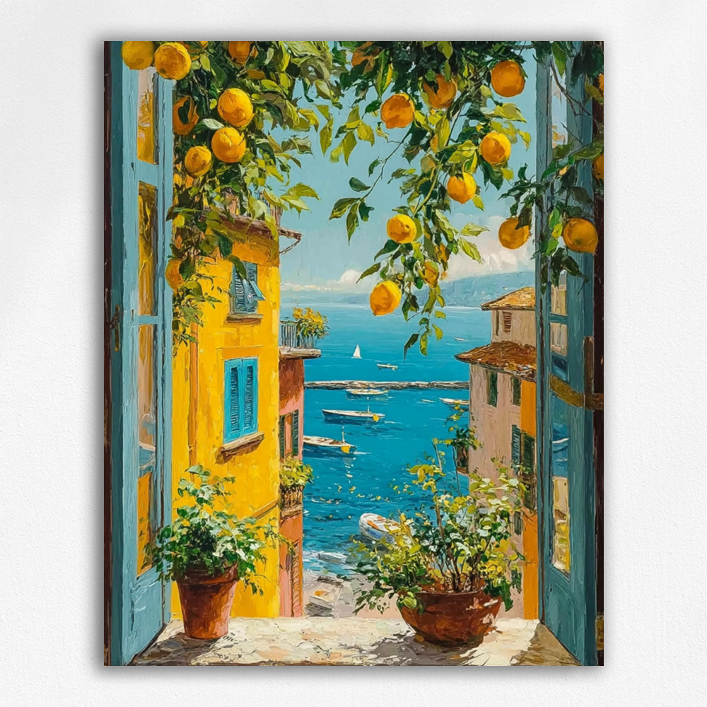 Lemon and Sea - Paint by Numbers Kits