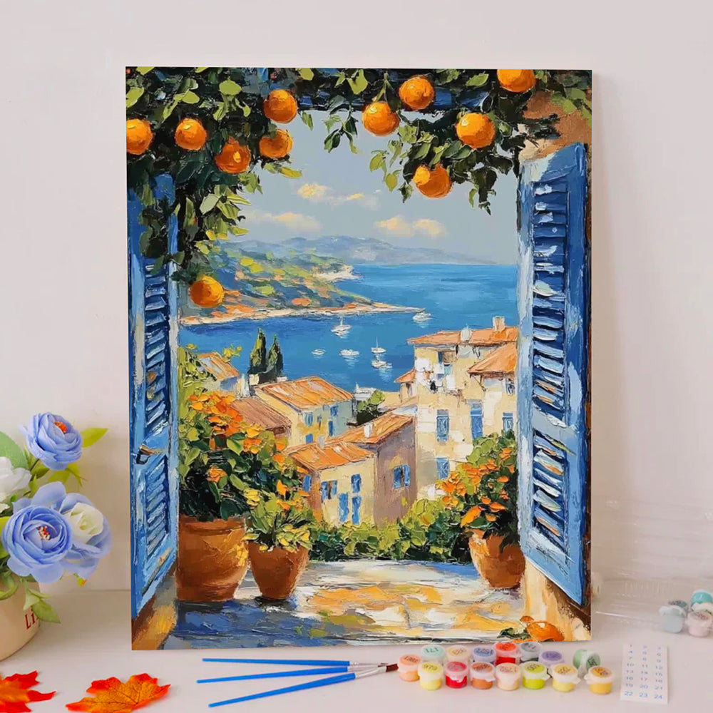 Oranges and the Sea - Paint by Numbers Kits