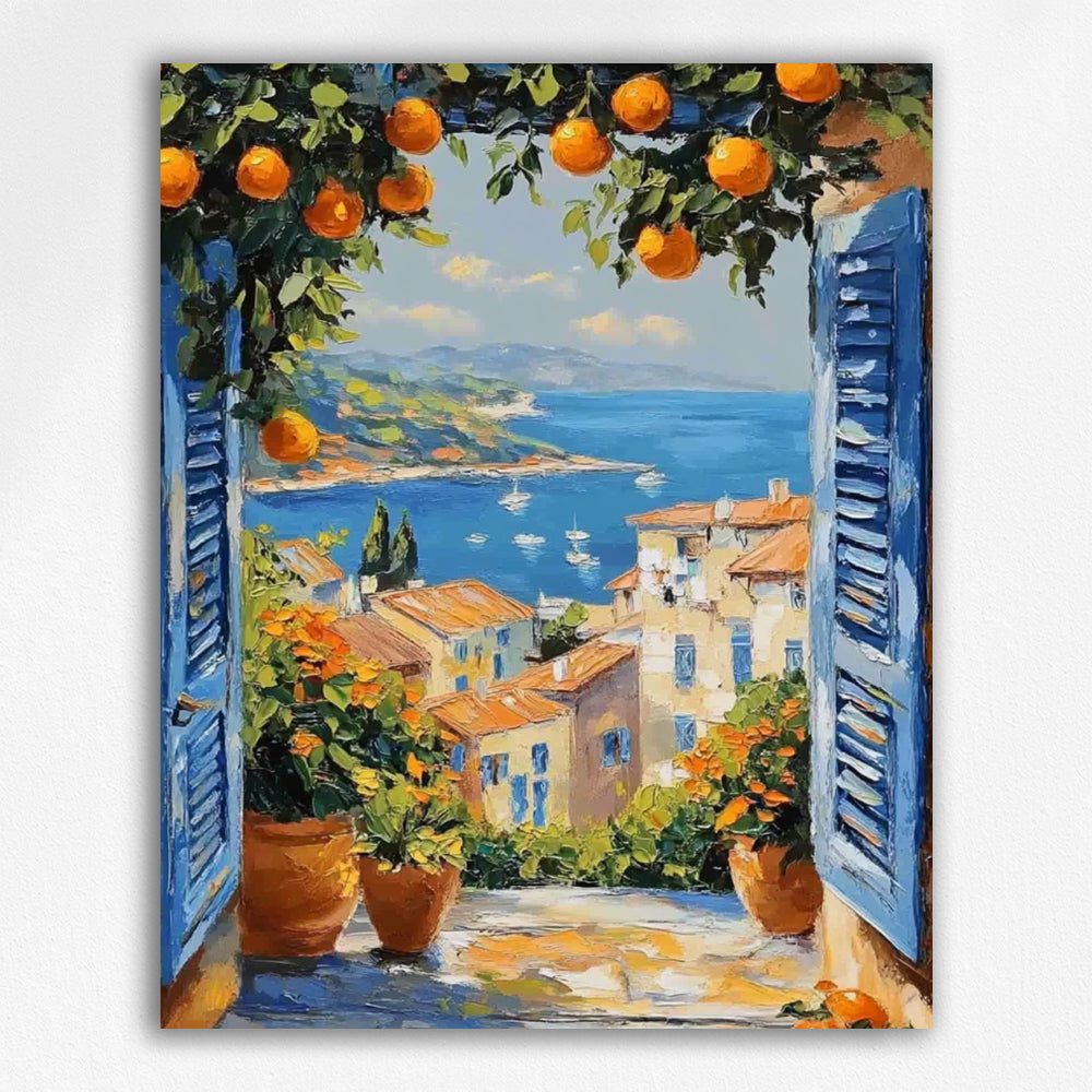 Oranges and the Sea - Paint by Numbers Kits