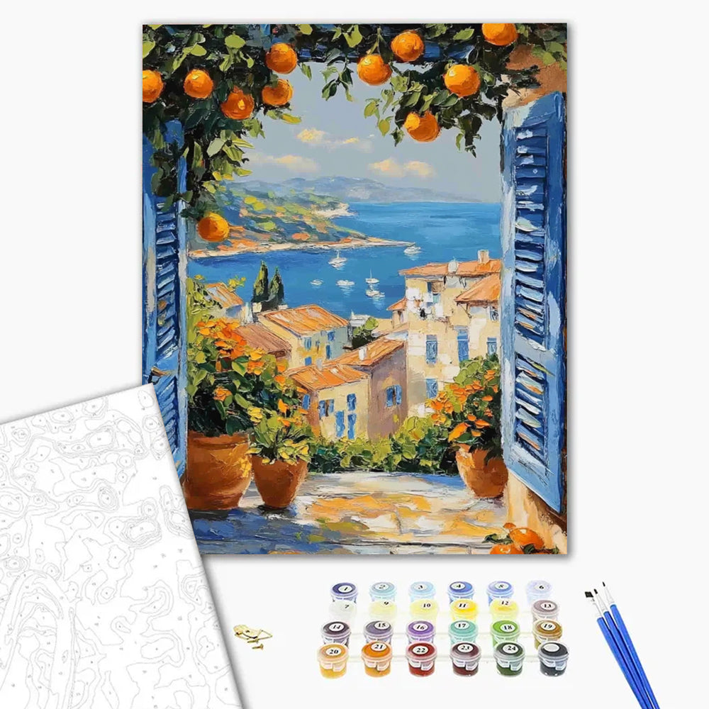 Oranges and the Sea - Paint by Numbers Kits