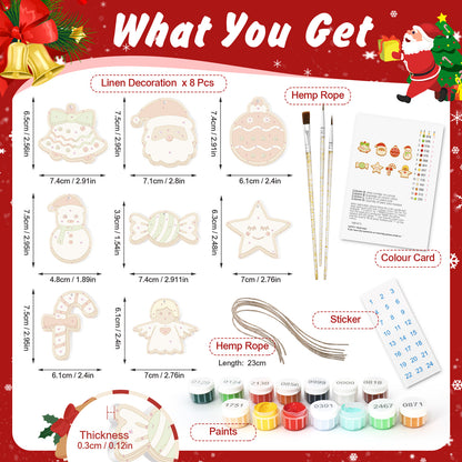 PBN Christmas Ornaments  #15