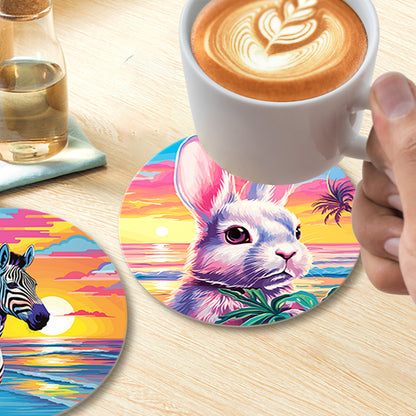 Paint by Numbers Coasters #4