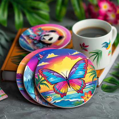 Paint by Numbers Coasters #7