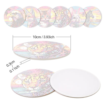 Paint by Numbers Coasters #4