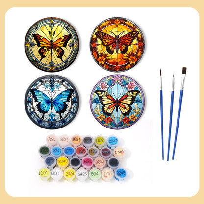 Paint by Numbers Coasters #10