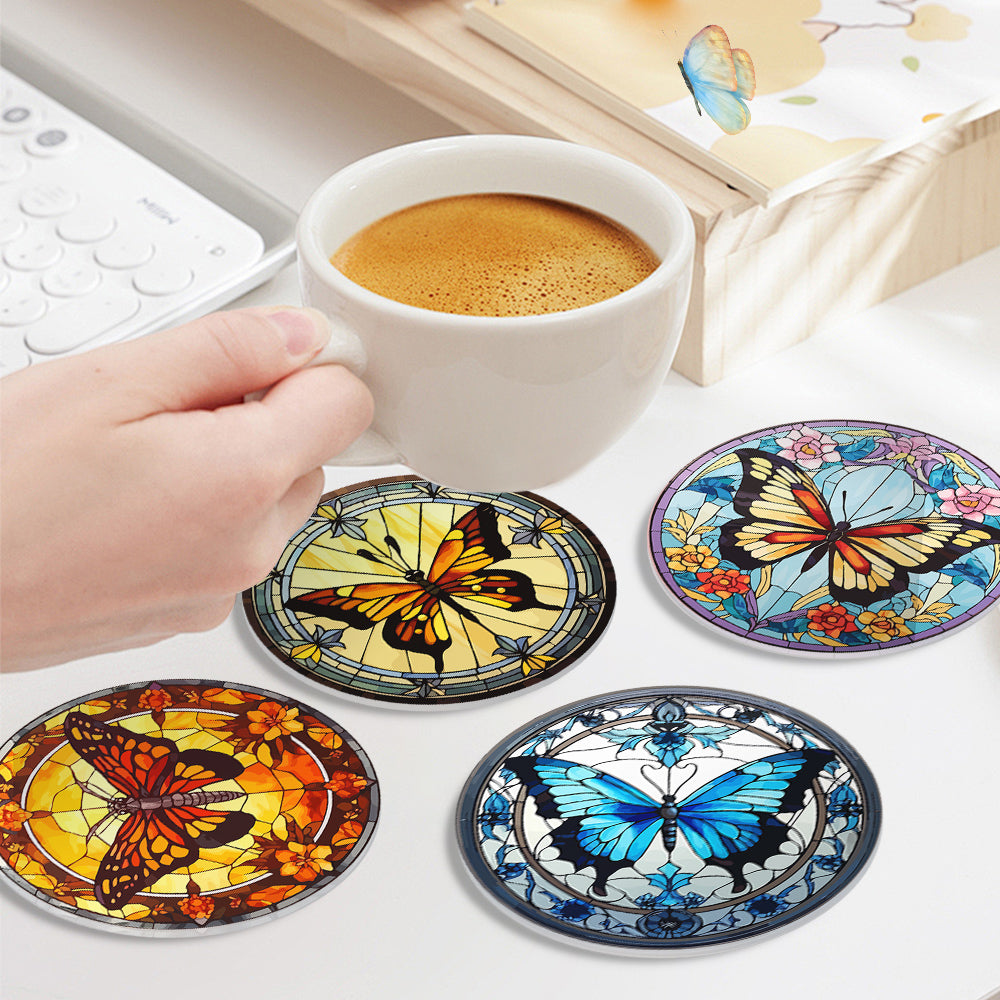 Paint by Numbers Coasters #10