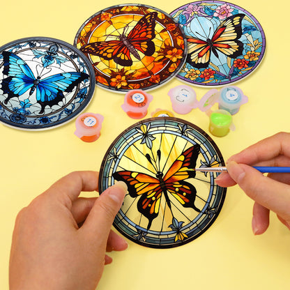 Paint by Numbers Coasters #10