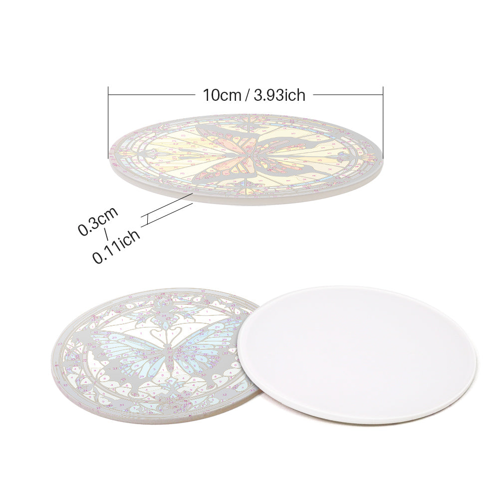 Paint by Numbers Coasters #10