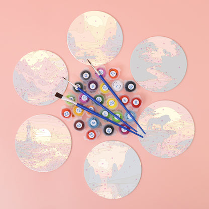 Paint by Numbers Coasters #11