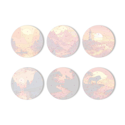 Paint by Numbers Coasters #11