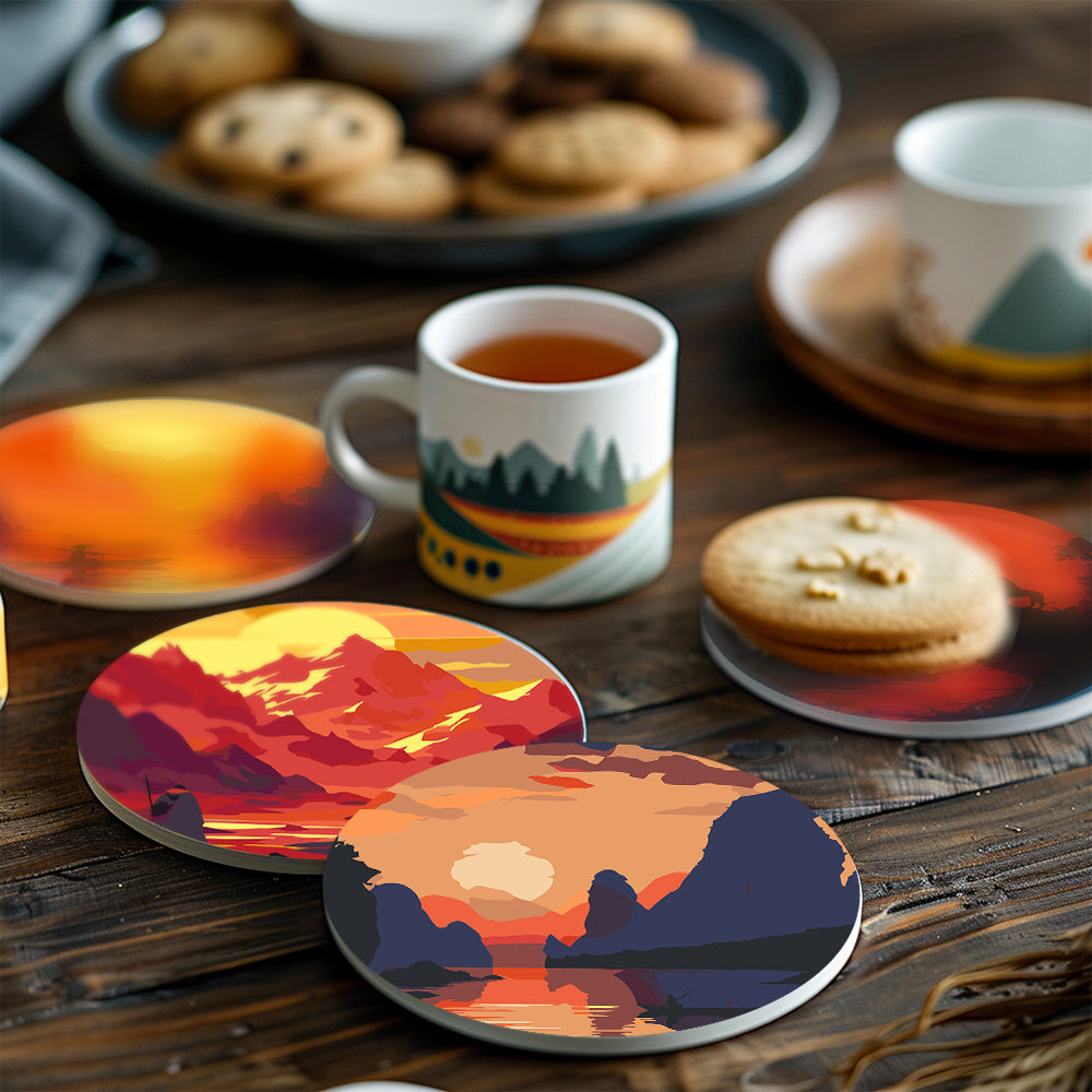 Paint by Numbers Coasters #11