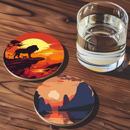 Paint by Numbers Coasters #11