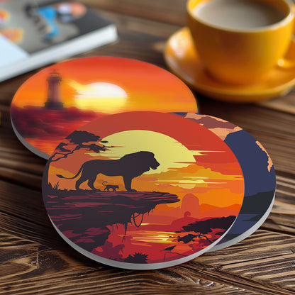 Paint by Numbers Coasters #11