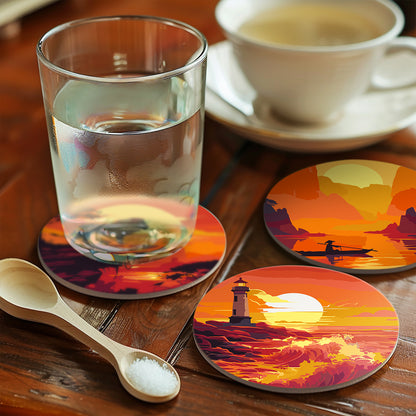 Paint by Numbers Coasters #11