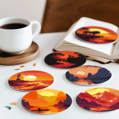 Paint by Numbers Coasters #11