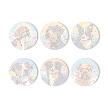 Paint by Numbers Coasters #12