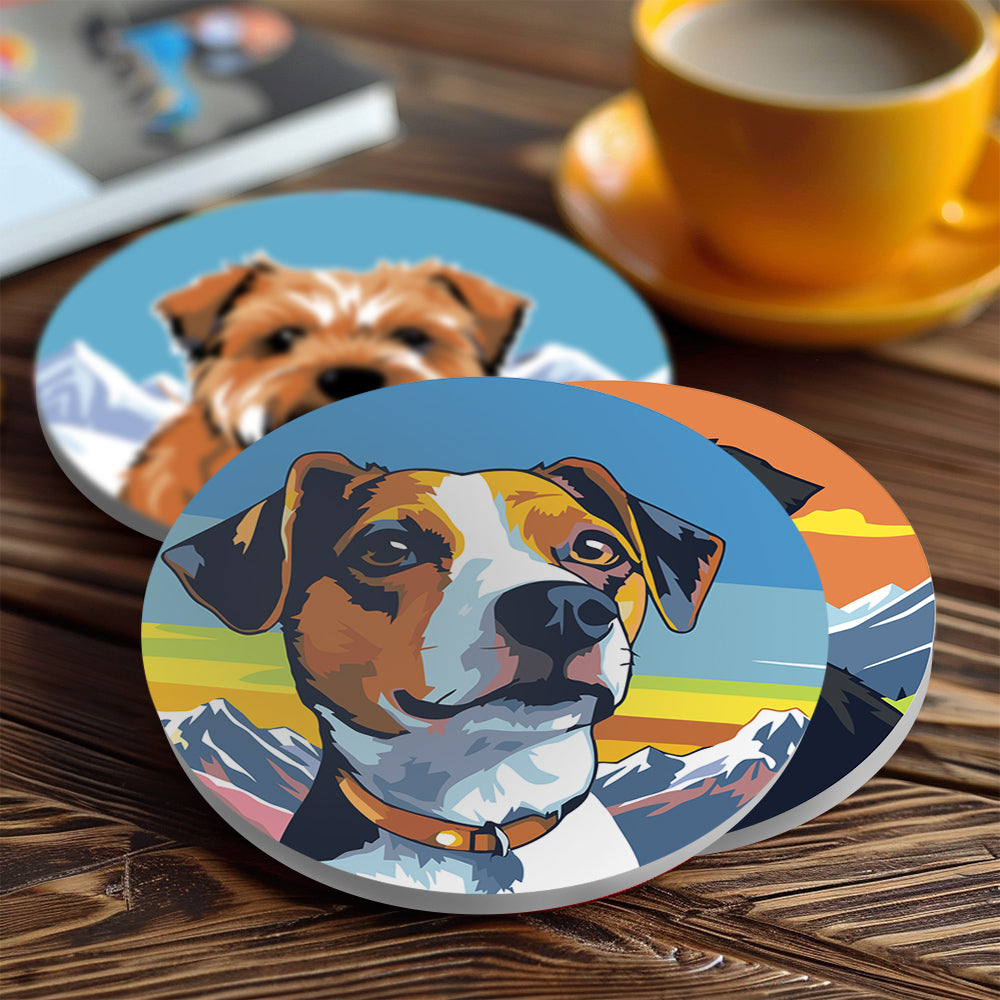 Paint by Numbers Coasters #12