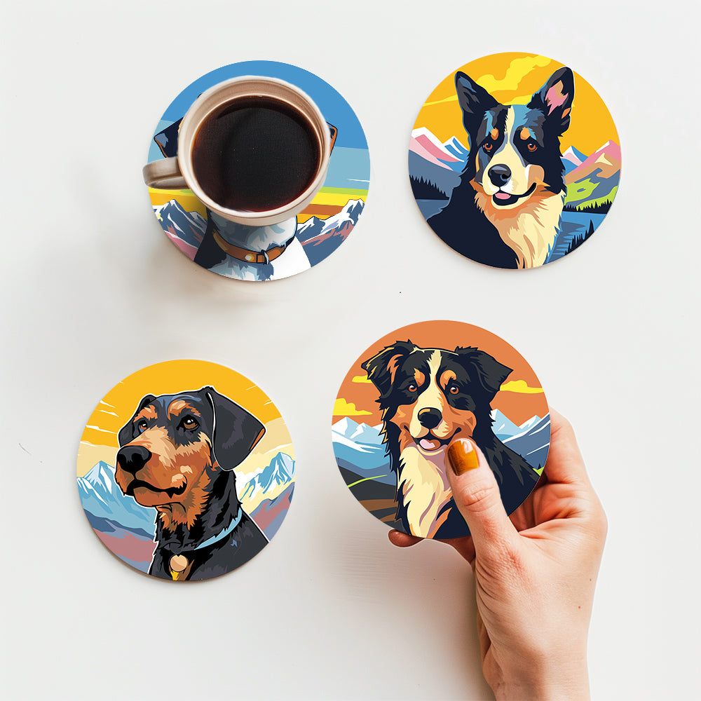 Paint by Numbers Coasters #12