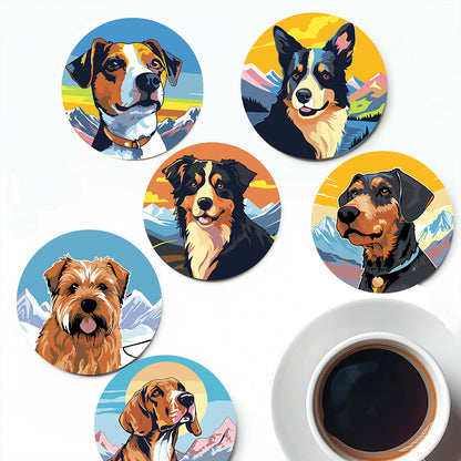 Paint by Numbers Coasters #12