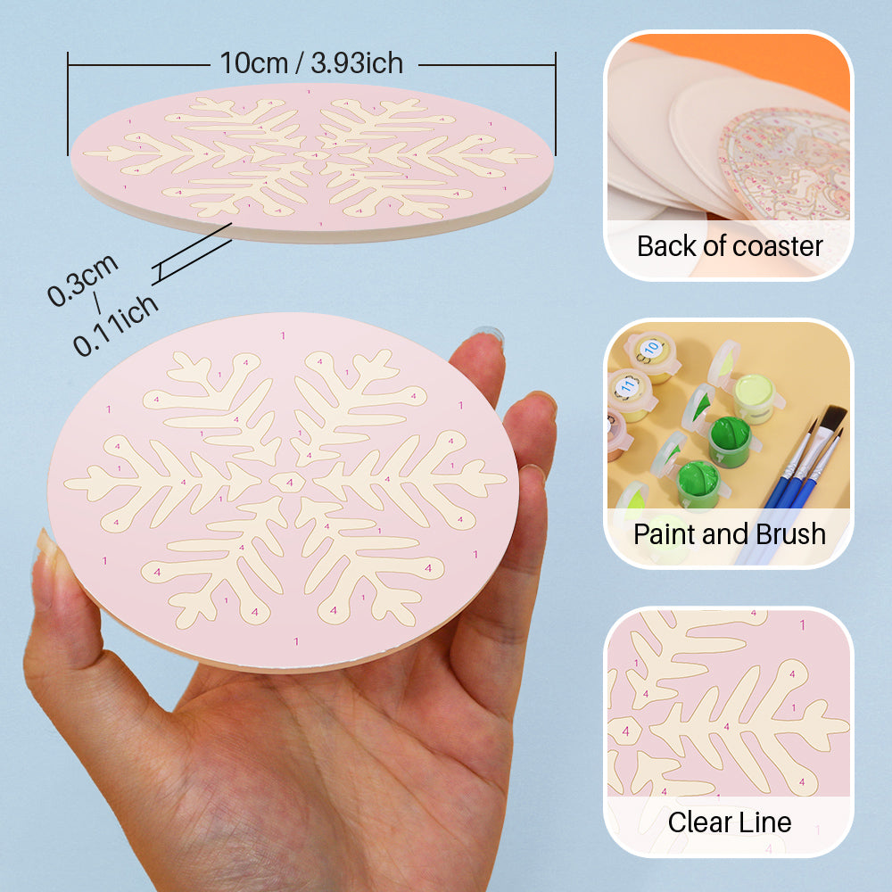 Paint by Numbers Coasters #13