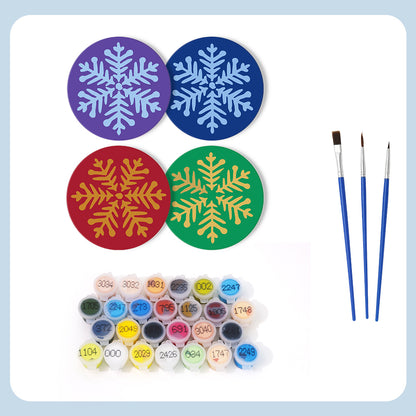 Paint by Numbers Coasters #13