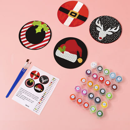 Paint by Numbers Coasters #14