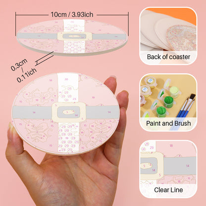 Paint by Numbers Coasters #14