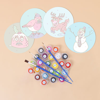 Paint by Numbers Coasters #15