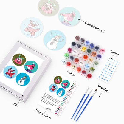 Paint by Numbers Coasters #15